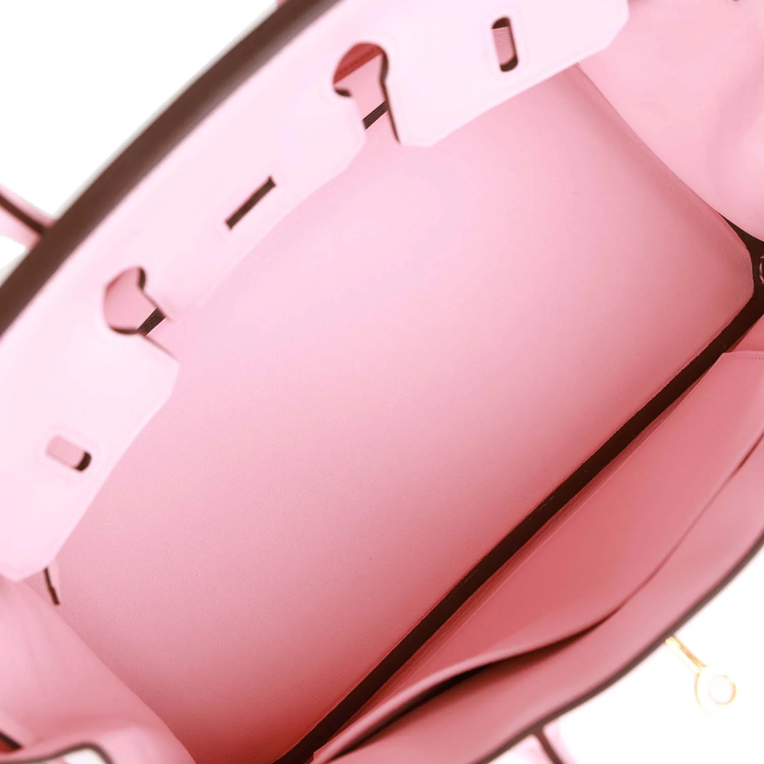 Pre-owned Hermes Birkin 25 Rose Sakura Swift Gold Hardware