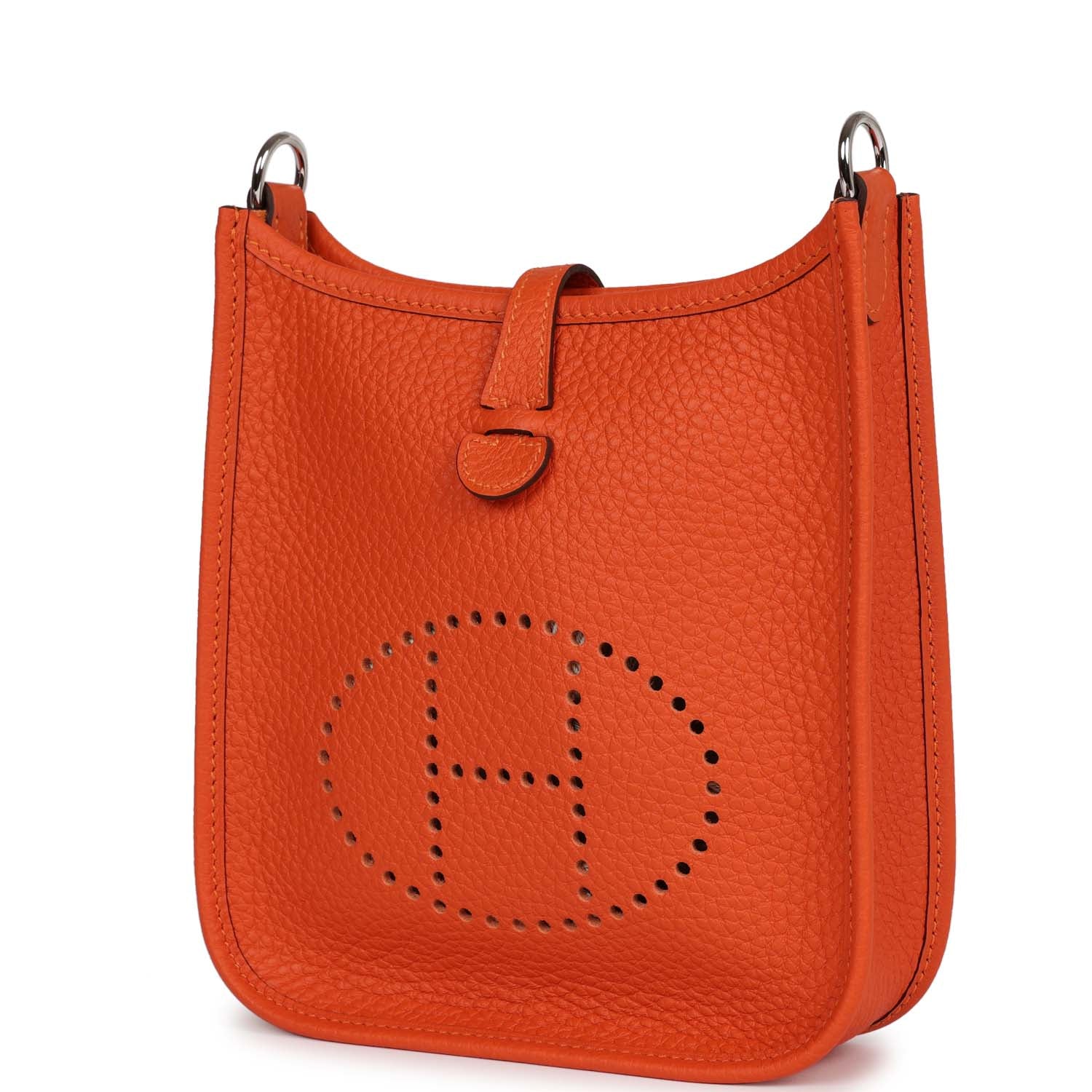 Hermes Evelyne TPM Feu Clemence Palladium Hardware