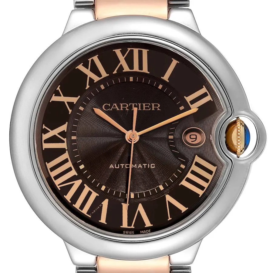 BALLON BLEU Rose Gold Mix Chocolate 42mm