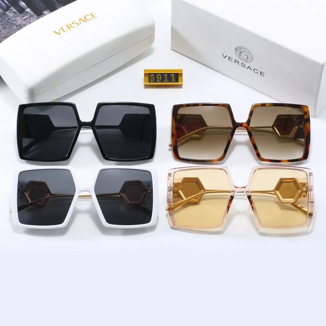4-color fashionable VE letter sunglasses