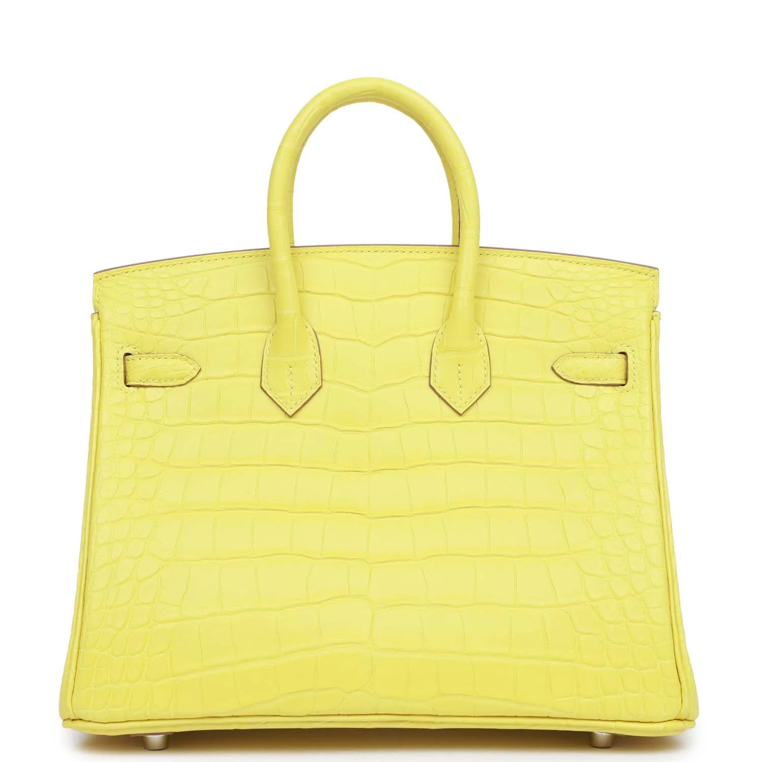 Hermes Birkin 25 Lime Matte Alligator Palladium Hardware