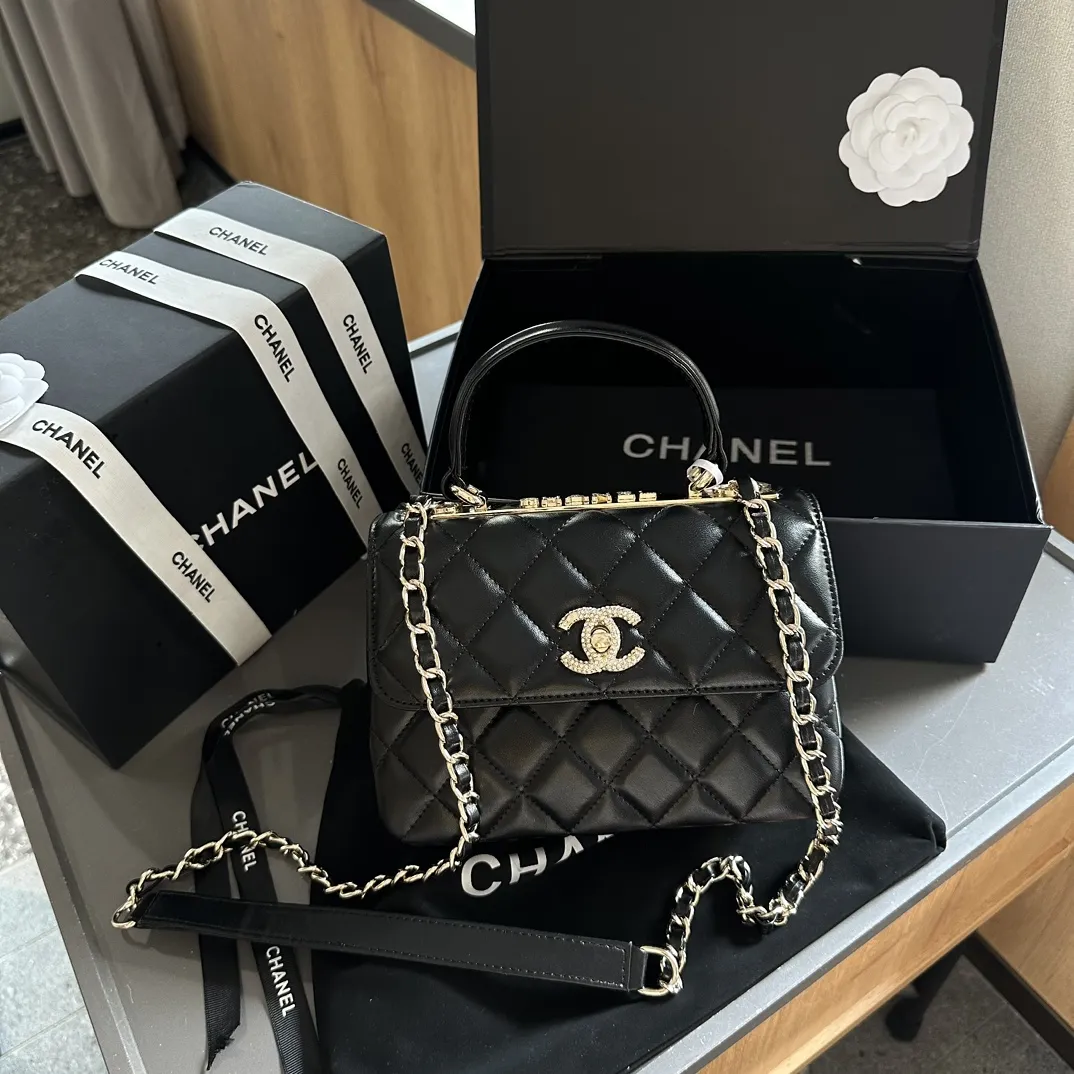 Flap Bag with Top Handle