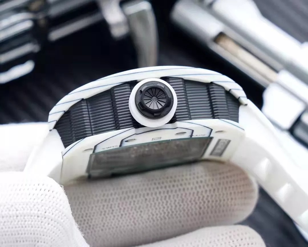 RM 35-02 White Dial White Bezel White Rubber Strap RUML3