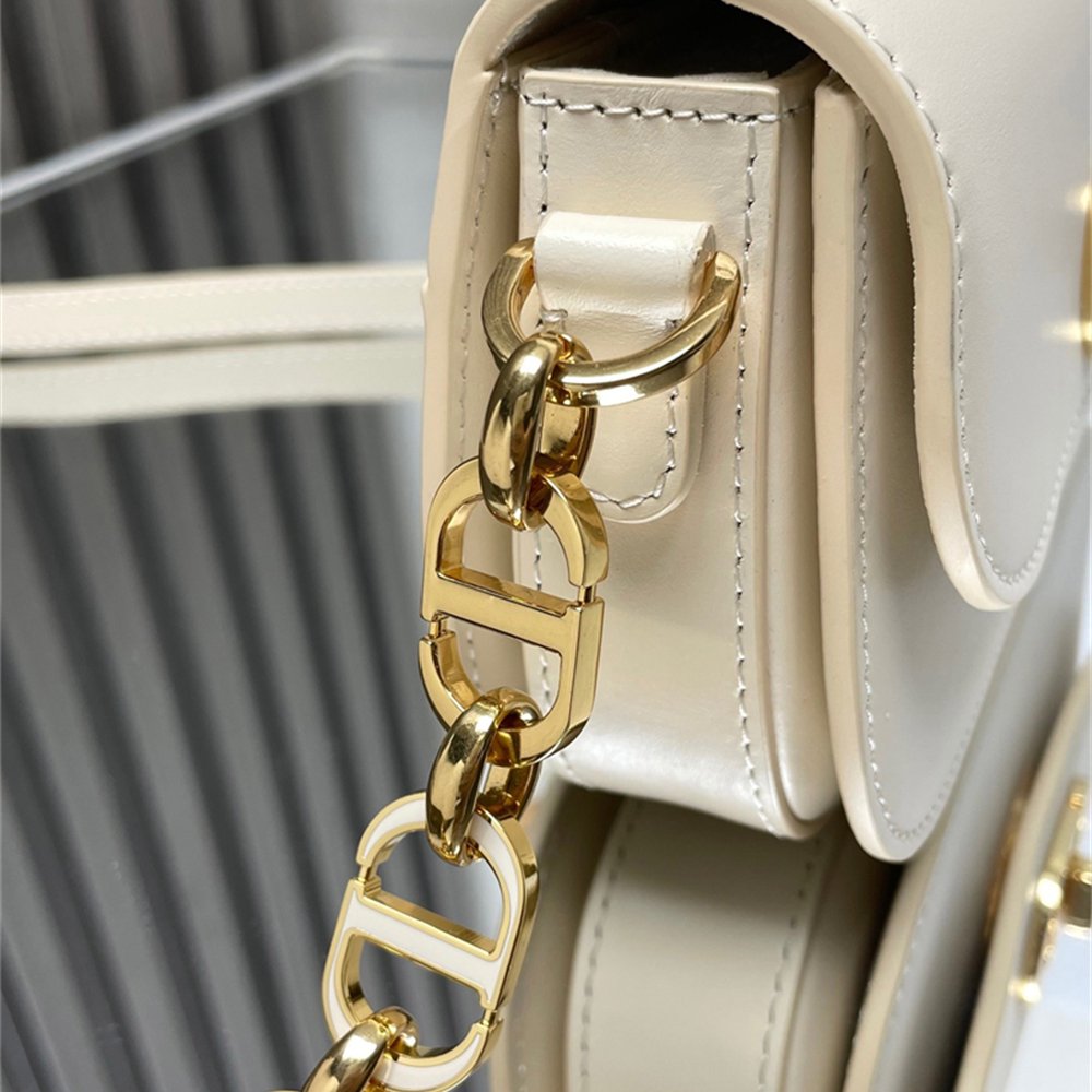 Dior 30 Montaigne Avenue Bag White Box Calfskin