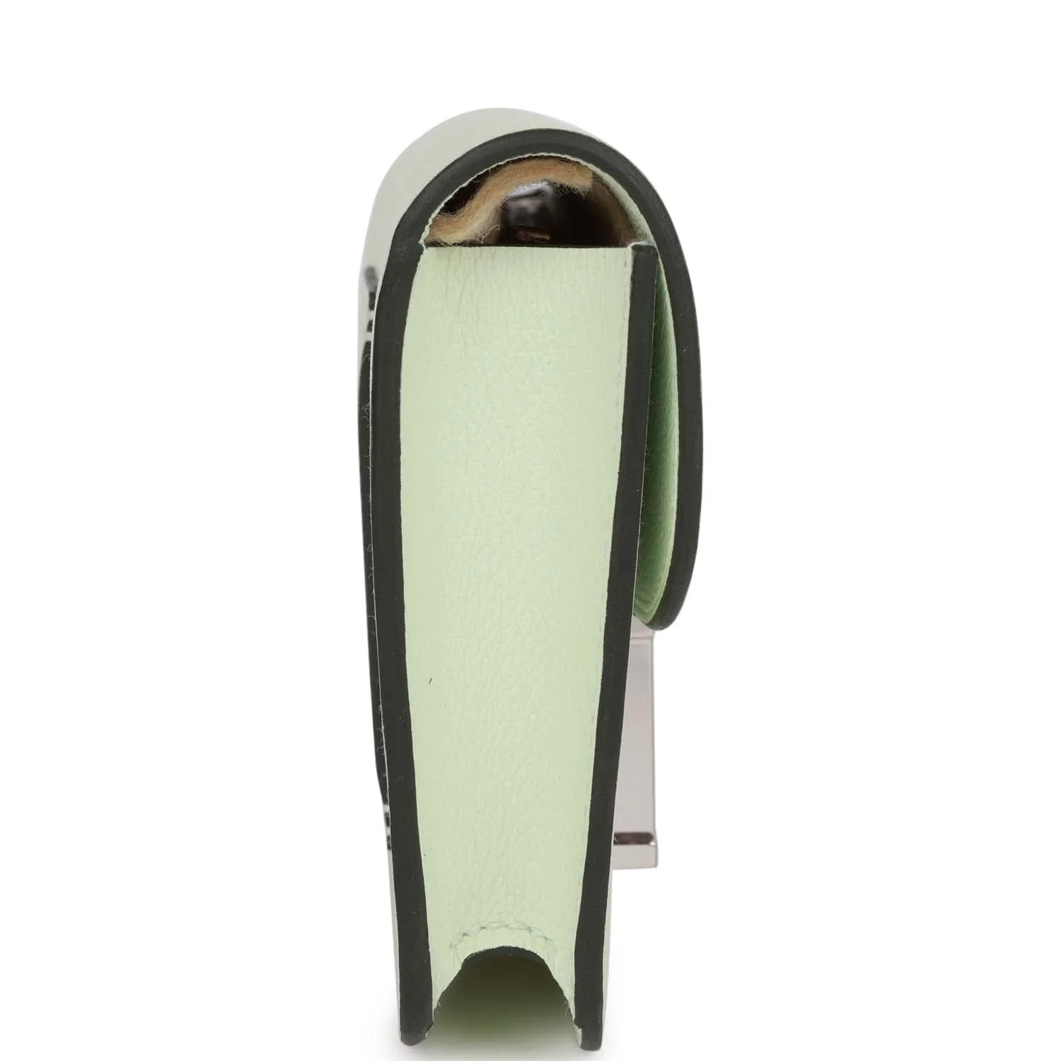 Hermes Constance Slim Wallet Vert Fizz Evercolor Palladium Hardware