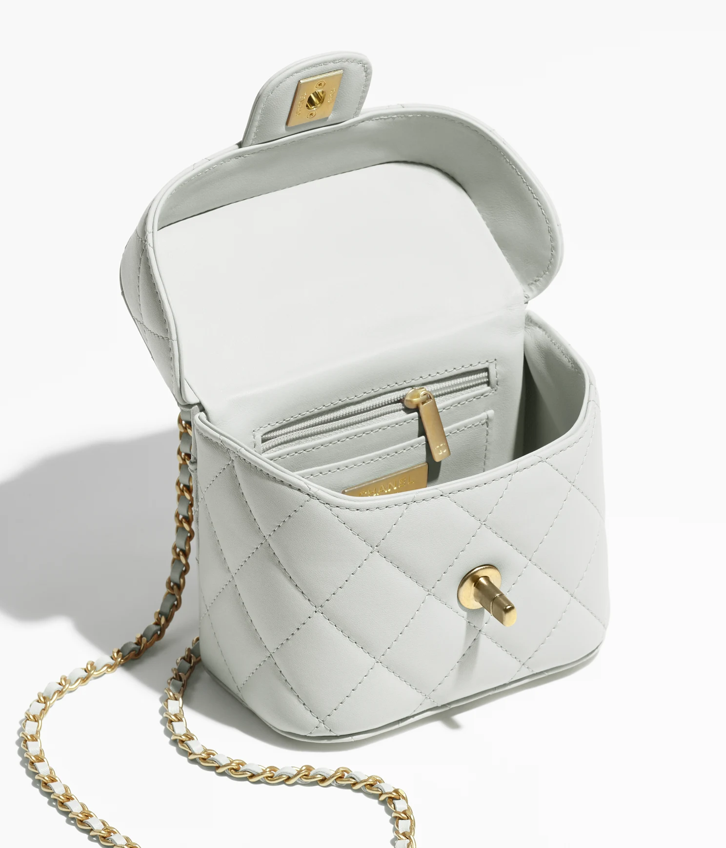 SMALL VANITY CASE-Light Blue