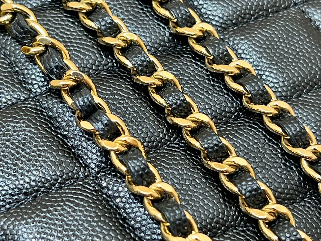 Chanel Small Coin Pocket WOC Shoulder Bag Black For Women, Women’s Bags 7.9in/20cm