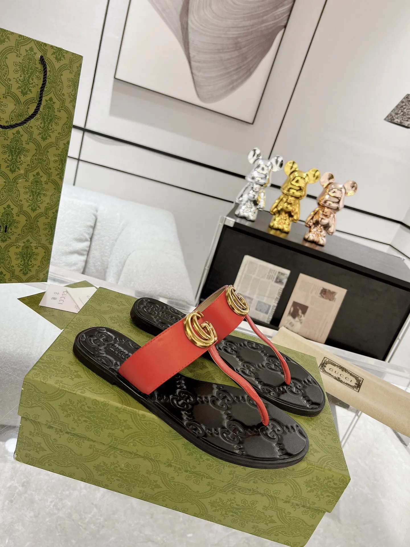 GG new arrival men and women slippers 02