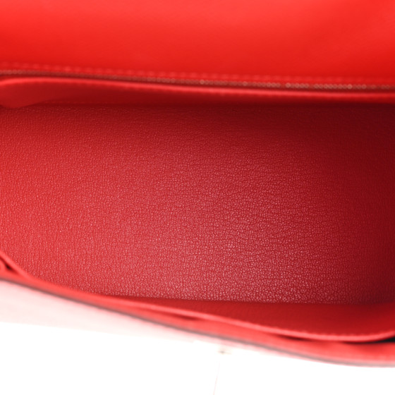 Epsom Kelly Sellier 25 Rouge Tomate