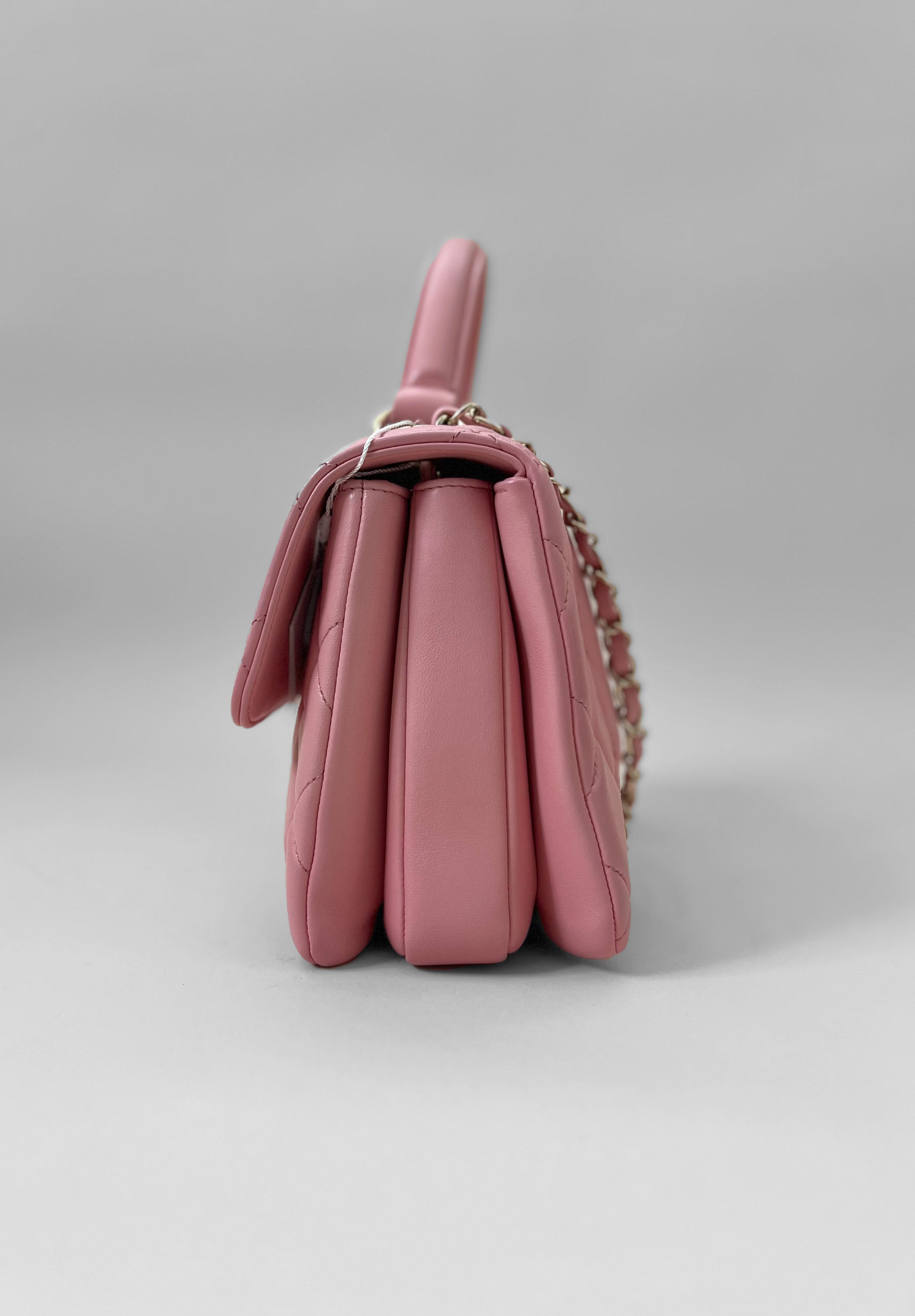 CHANEL TRENDY SMALL BABY PINK LAMBSKIN GHW