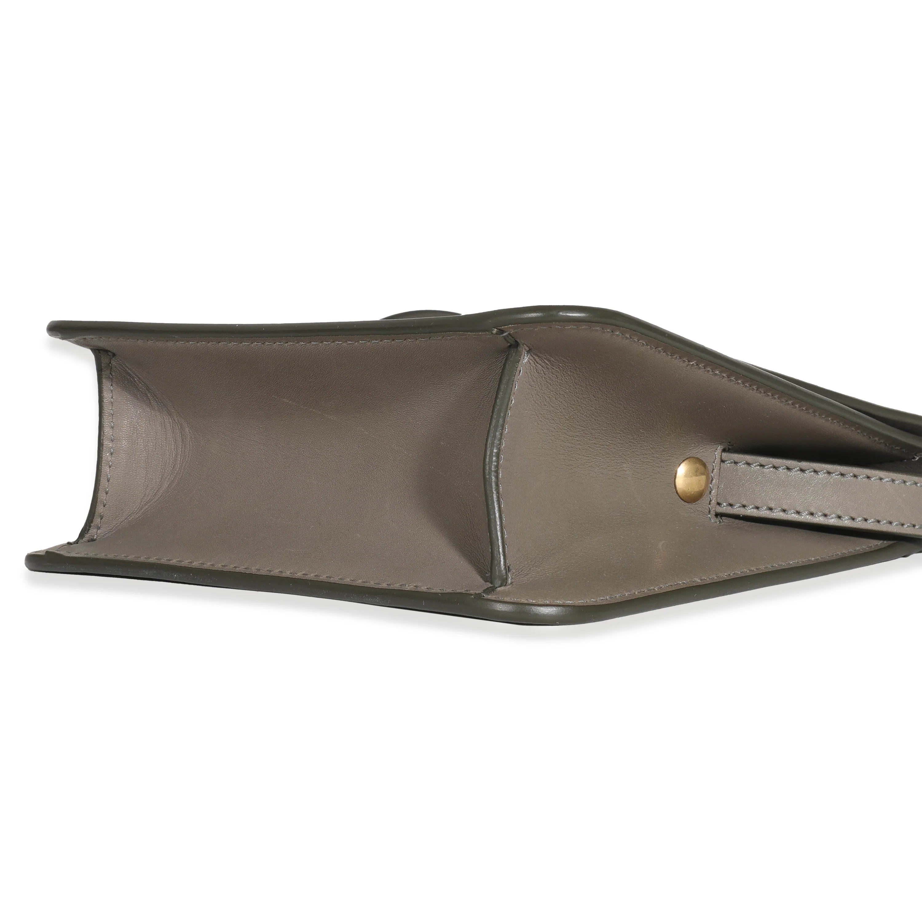 Saint Laurent Grey Leather North South Kaia Satchel