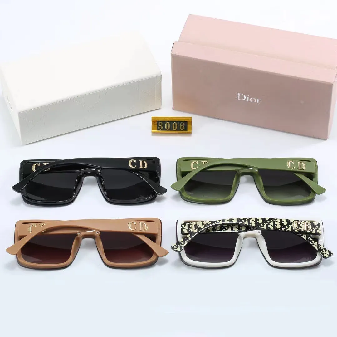 4-color fashionable CD letter sunglasses