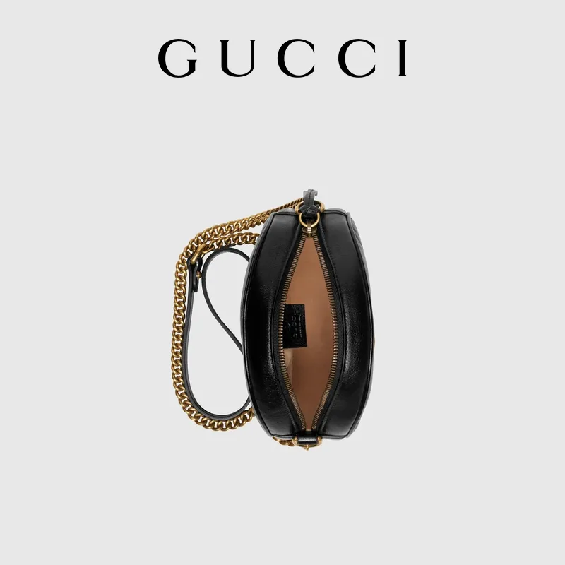 G Marmont Mini Round Shoulder Bag