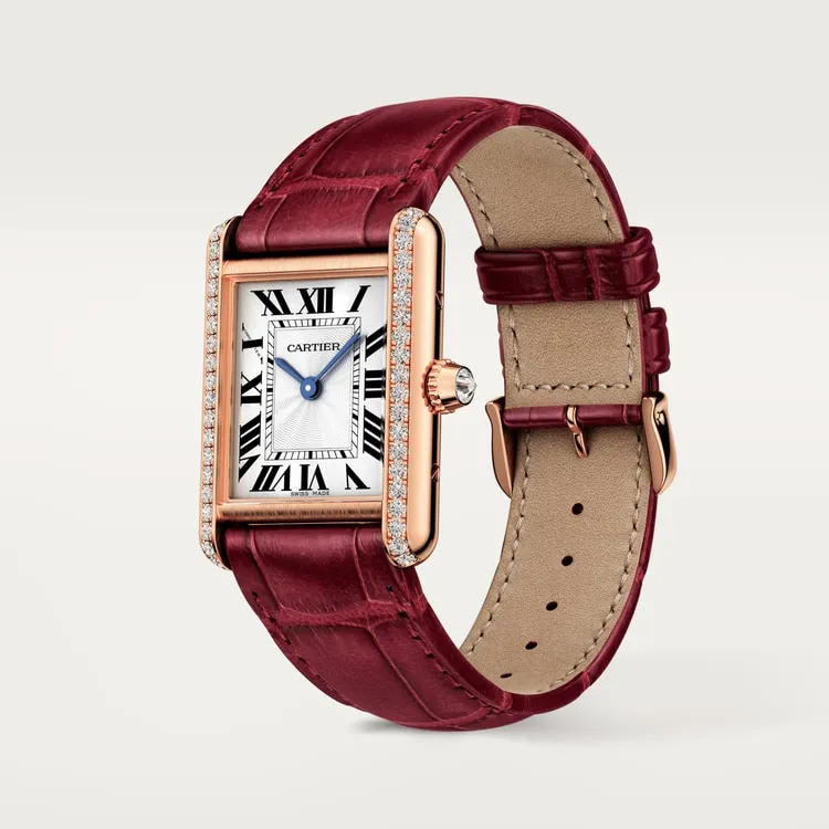 TANK LOUIS Rose Gold Diamond 22mm