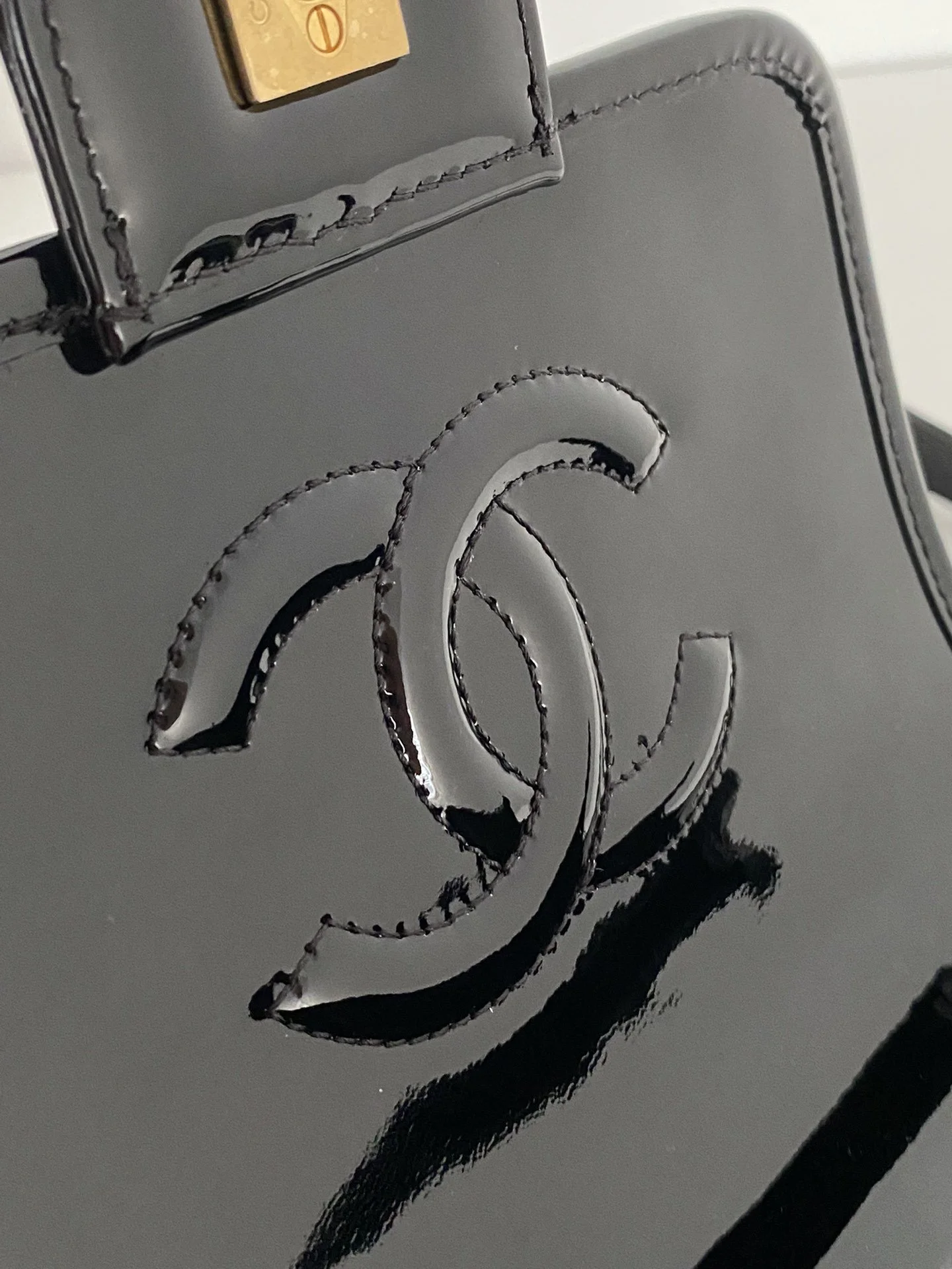 Chanel Small Flap Bag With Top Handle Black For Women, Women’s Bags 8.1in/20.5cm AS3652 B09576 94305