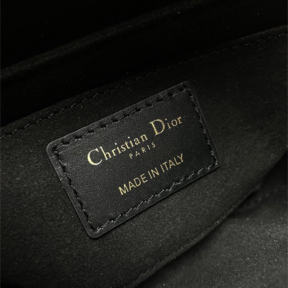 Dior 30 Montaigne Avenue Bag Black Box Calfskin