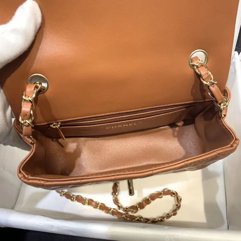 Chanel Lambskin 20Cm Class-Flap Bag 1116