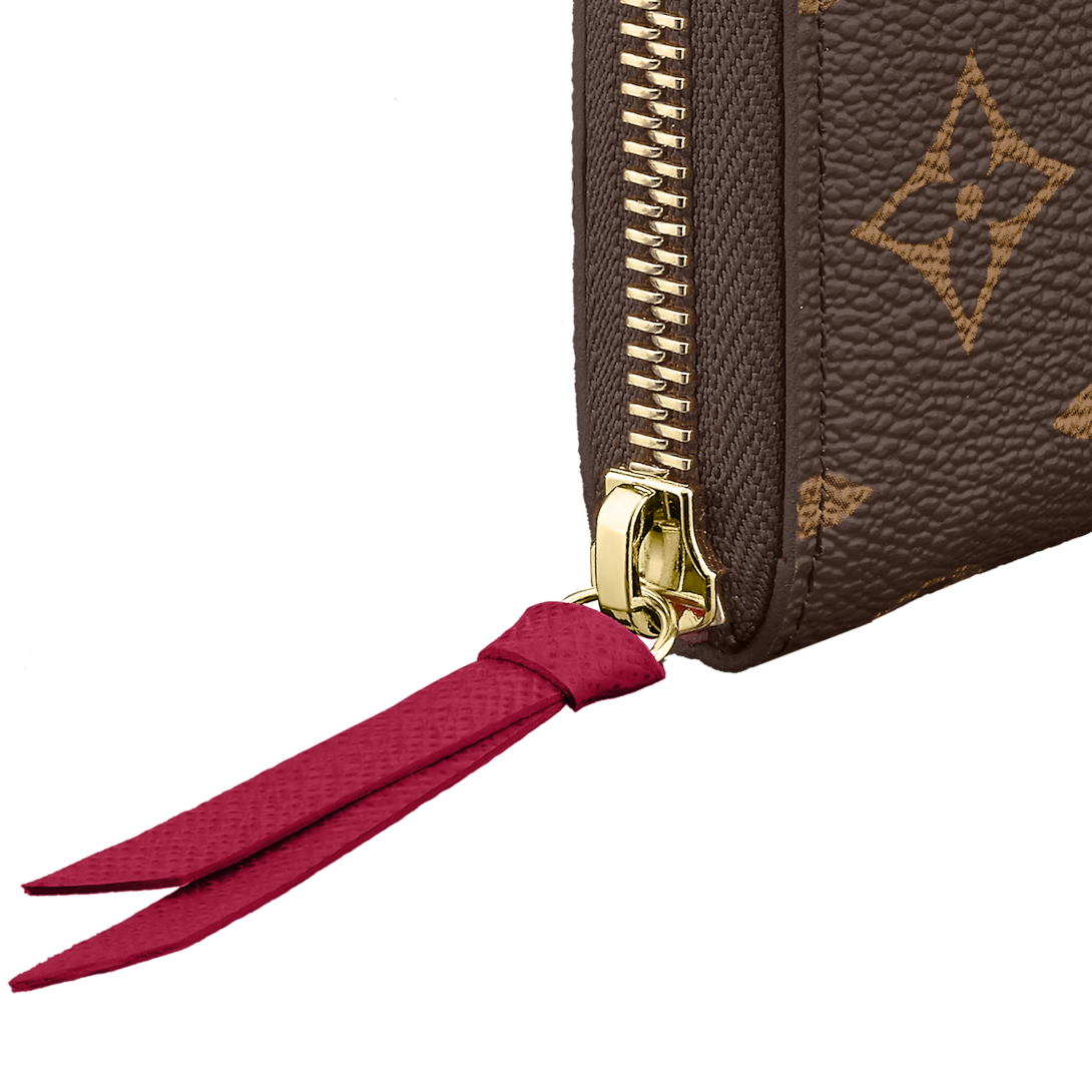 Louis Vuitton Monogram Canvas Clemence Wallet M60742 Fuchsia