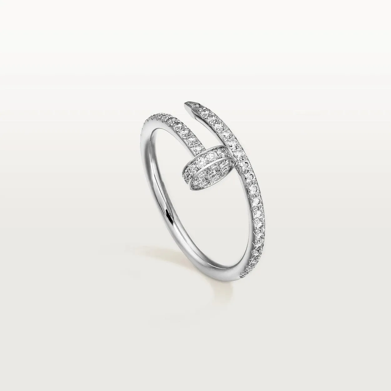 car Inspired Juste Un Clou Nail Ring-Diamond Paved