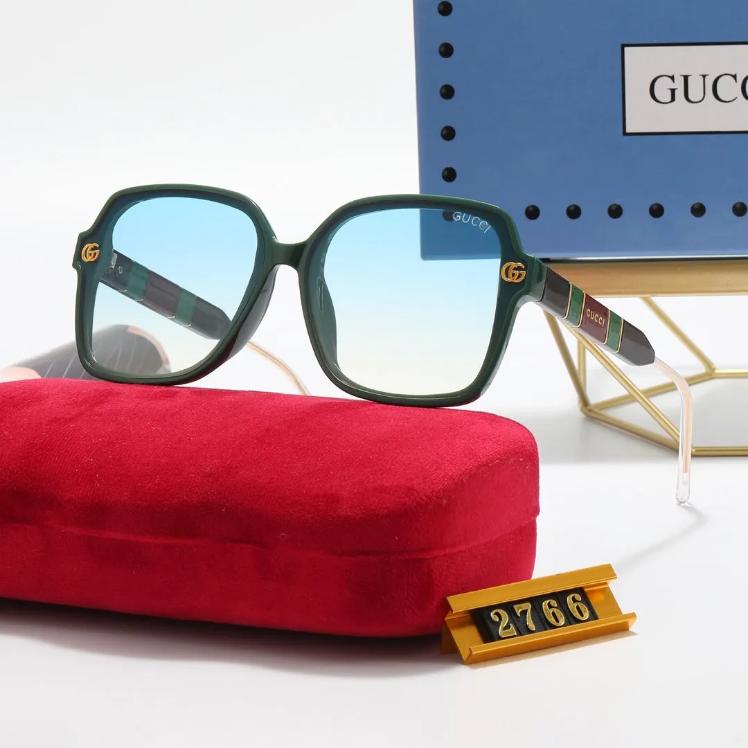 5 colors double G three-color stitching polarized sunglasses