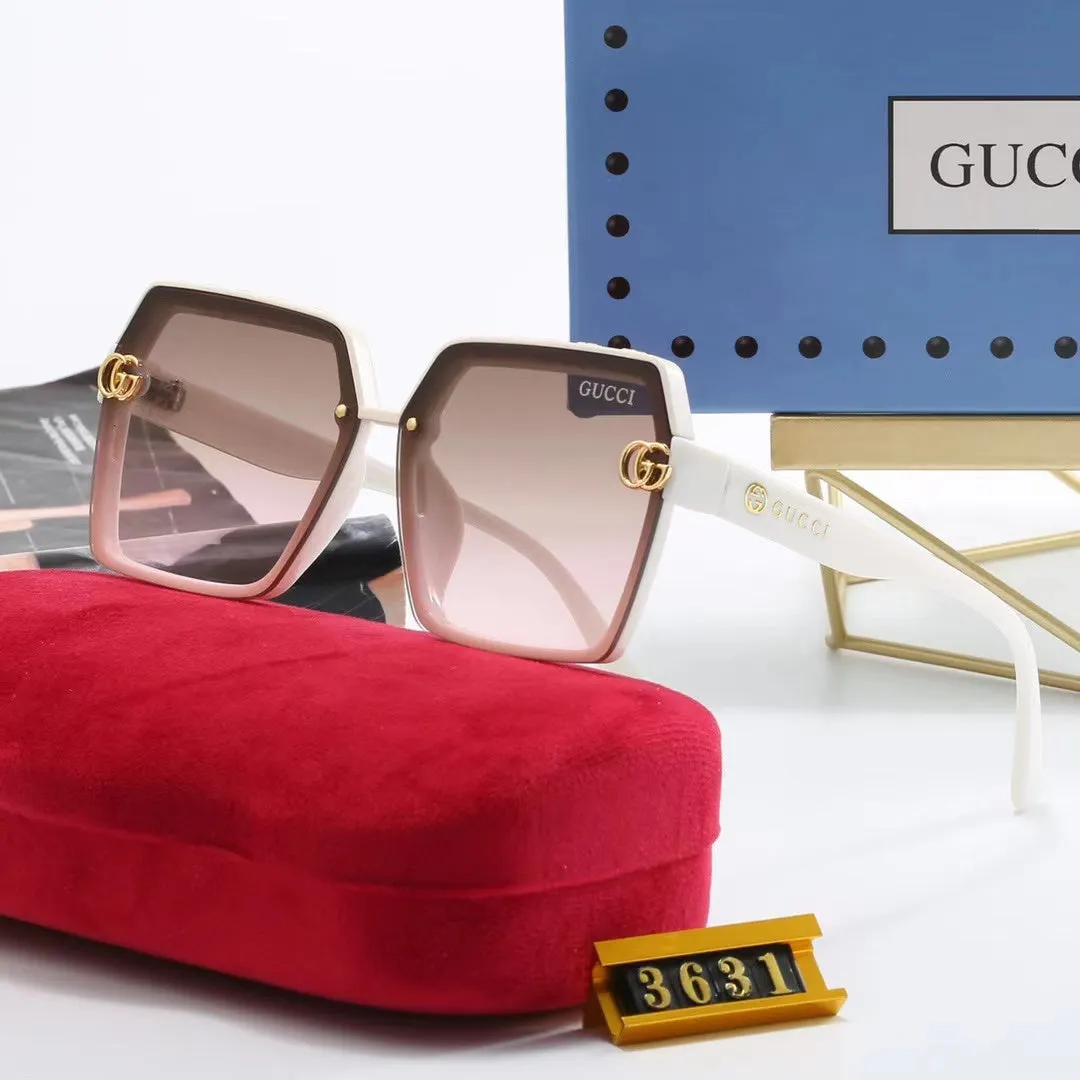 5-color fashionable GG letter sunglasses