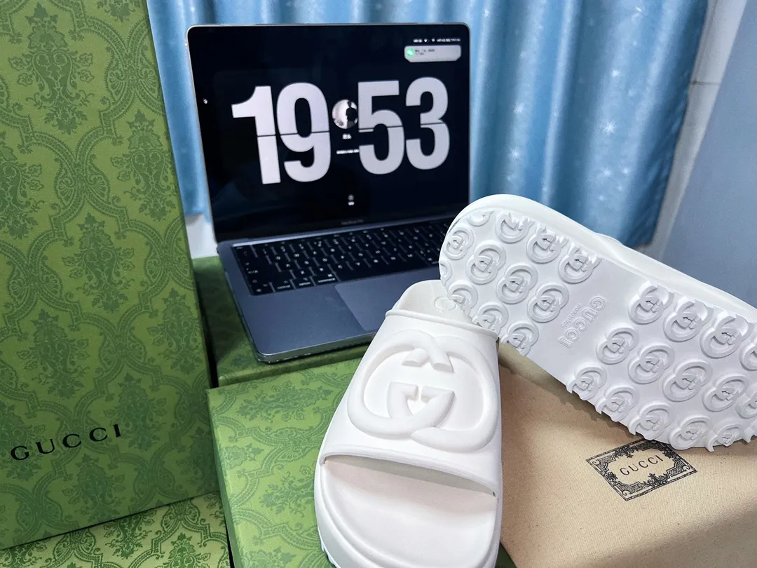 GG new arrival slippers heels 4-5 cm