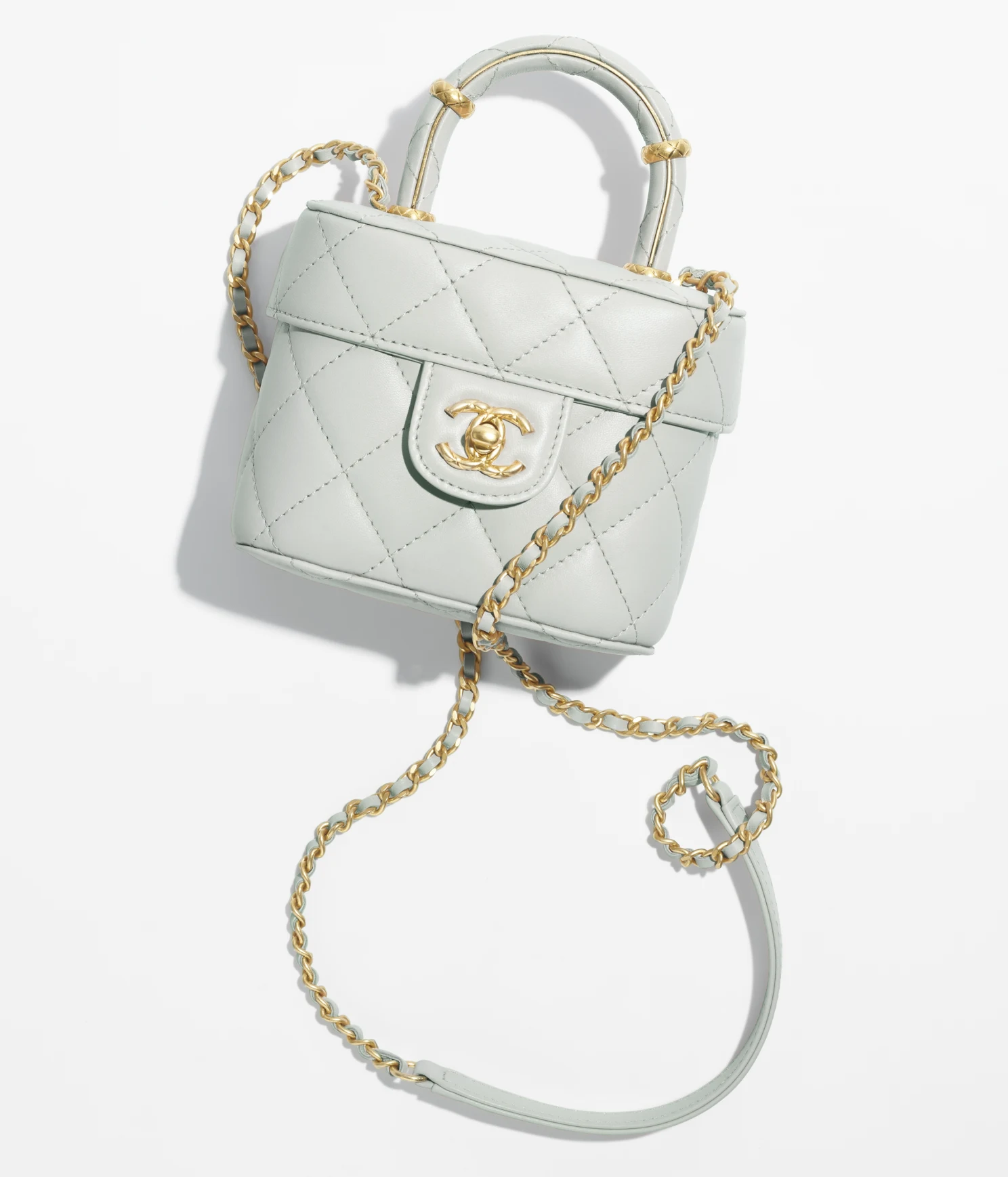 SMALL VANITY CASE-Light Blue