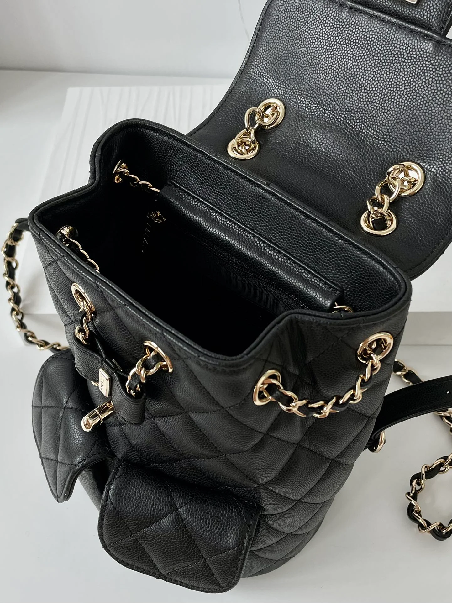 Chanel Medium BackPack Bag Black For Women, Women’s Bags 9.8in/25cm