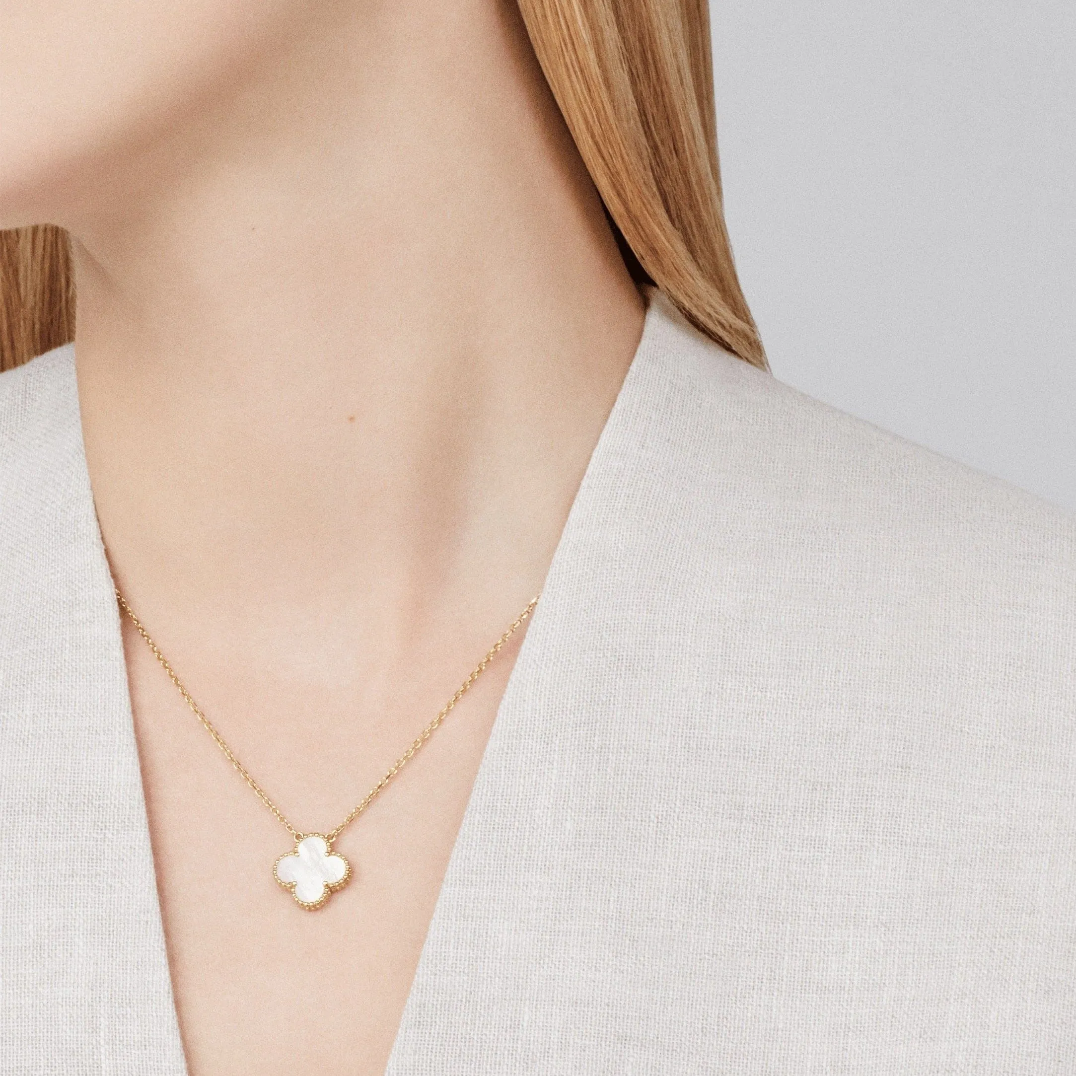 Inspired VA Sweet Alhambra Clover Leaf Necklace