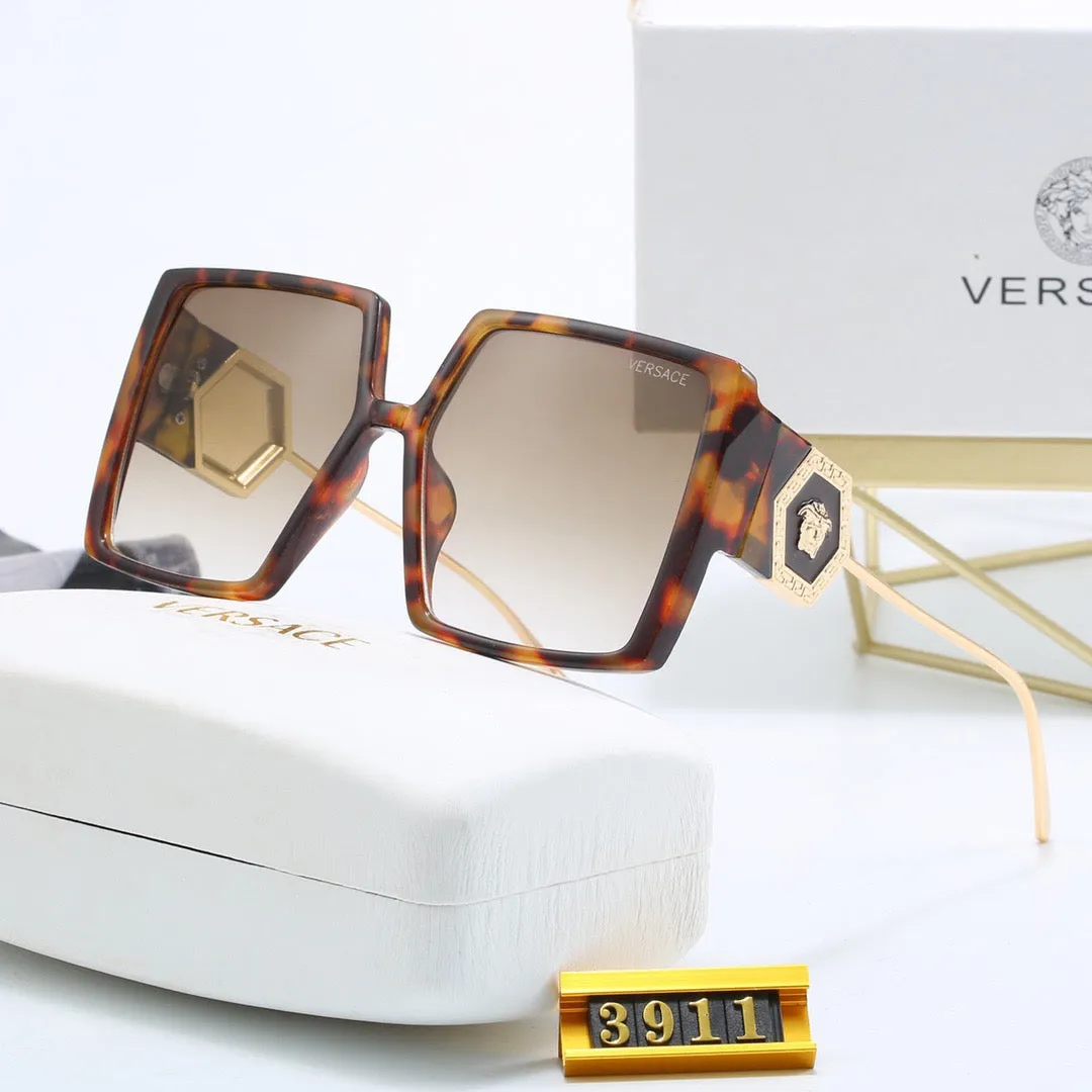 4-color fashionable VE letter sunglasses