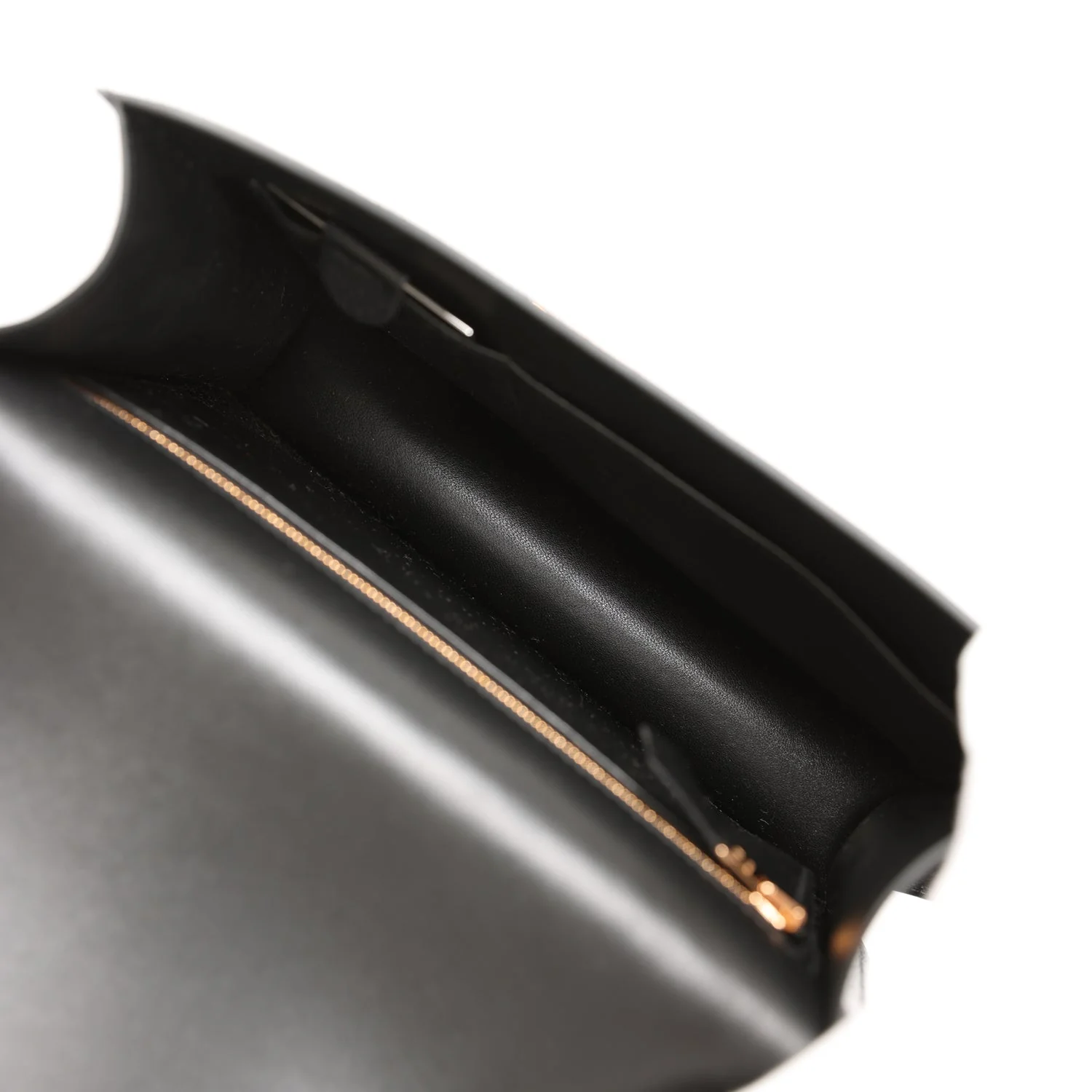 Hermes Constance 1-24 Black Chevre Chamkila Rose Gold Hardware