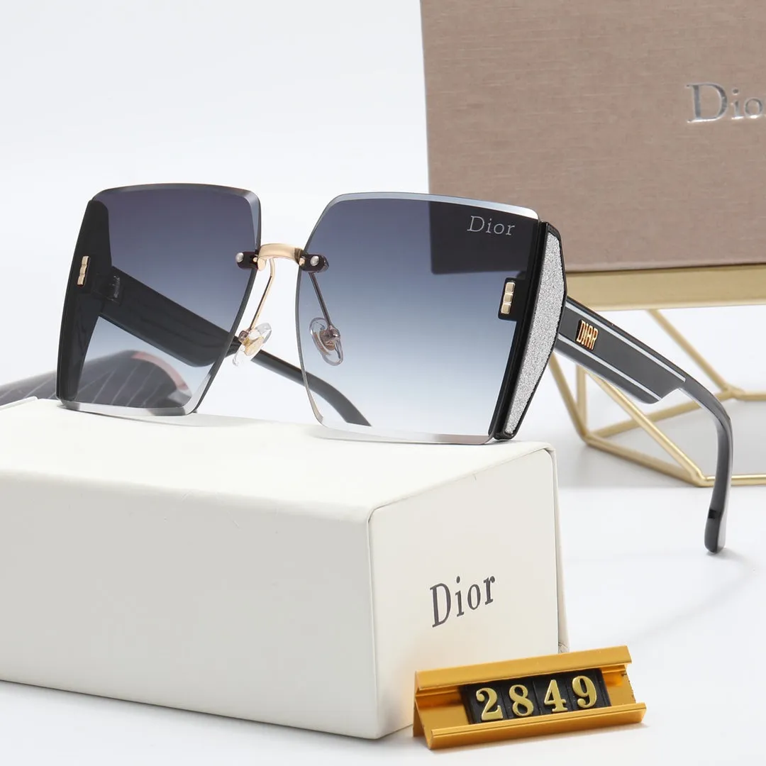 6 Colors Fashion Frameless Square Polarized Sunglasses