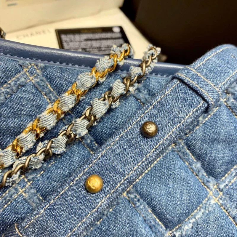 Chanel Gabrielle Small Hobo Bag Denim Calfskin A91810