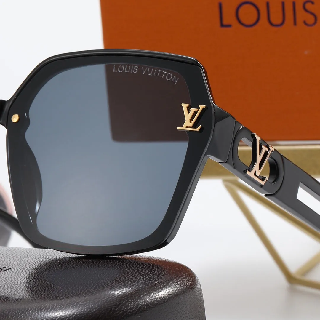 6-color fashion four-leaf clover hollow polarized sunglasses