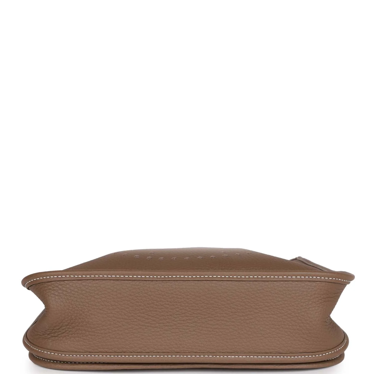 Hermes Evelyne III PM Etoupe Clemence Palladium Hardware