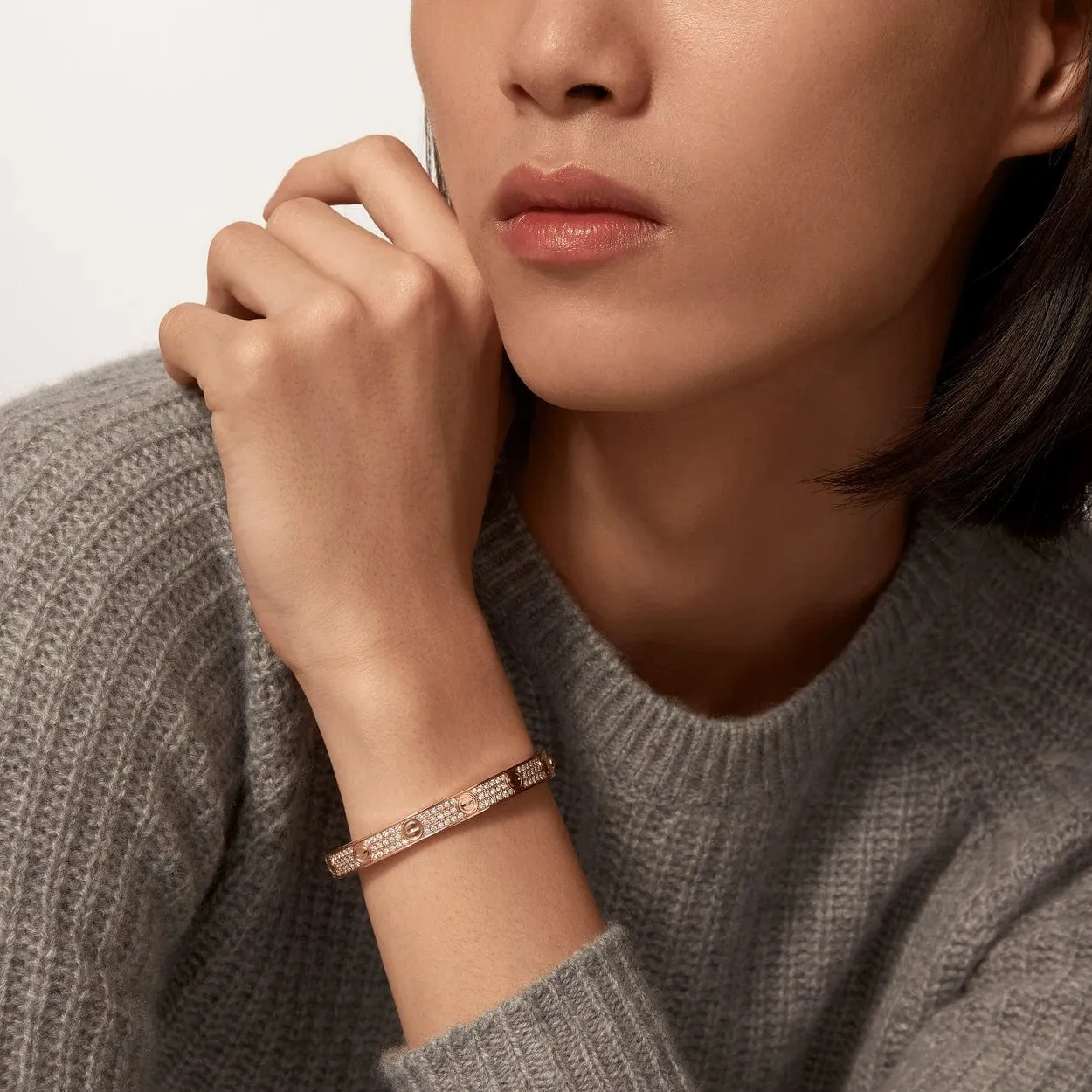 car The London Love Bracelet With Diamond Big Model-6mm Width