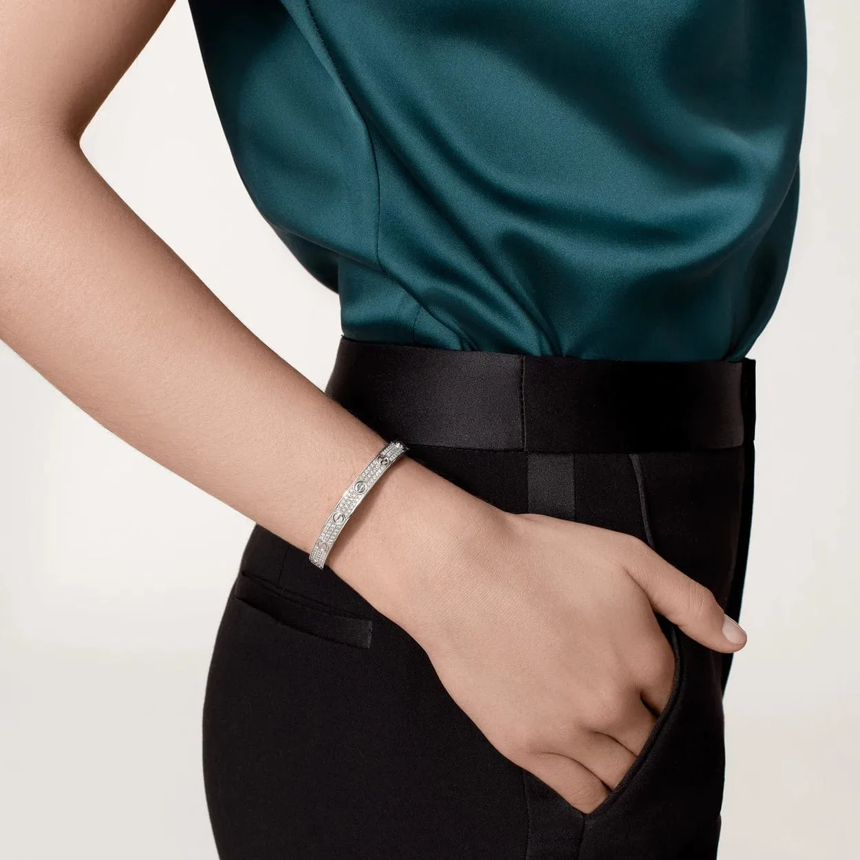 car The London Love Bracelet With Diamond Big Model-6mm Width