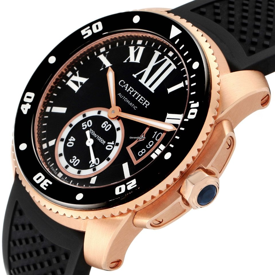 Calibre Rose Gold Black 42mm