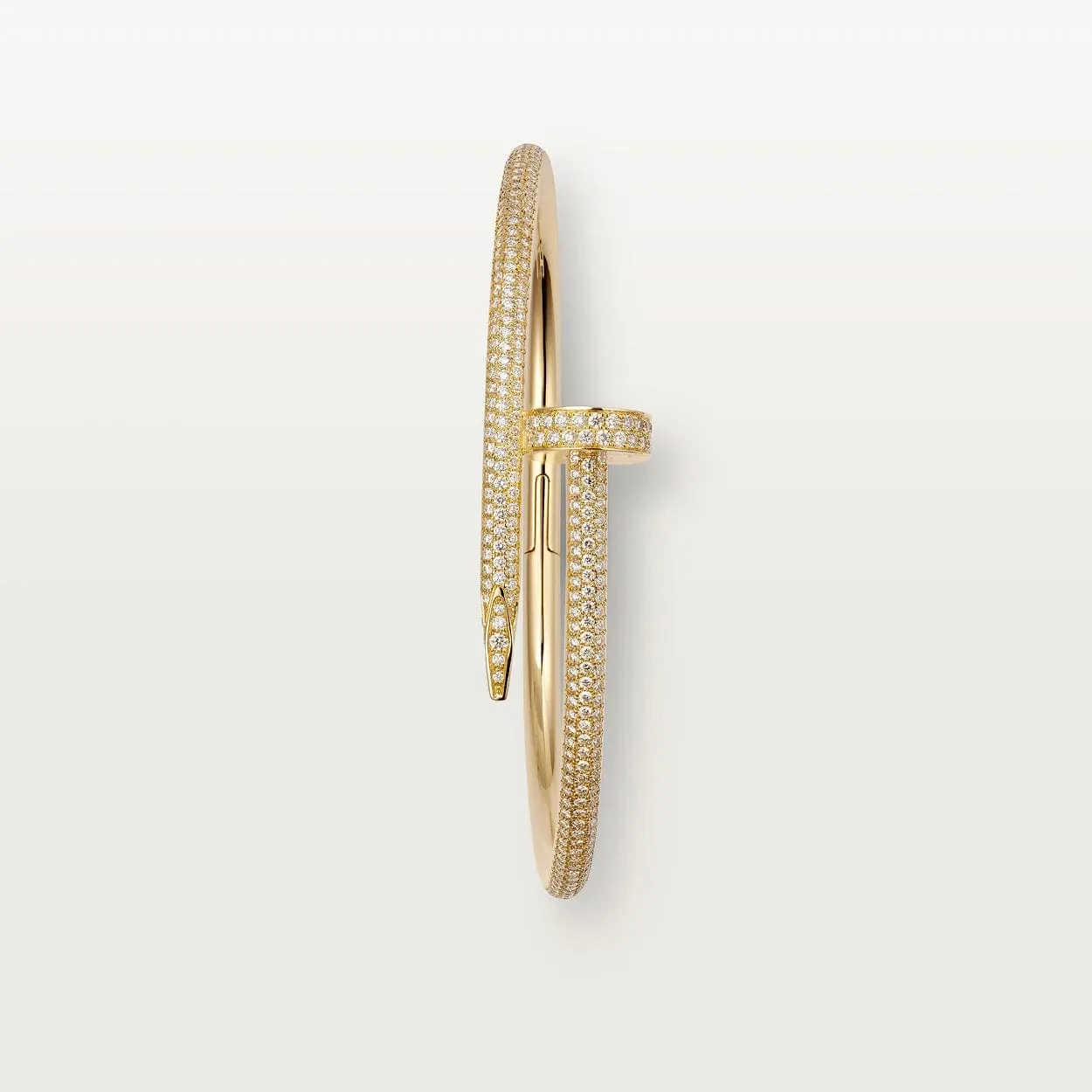 car Inspired Juste Un Clou Nail Screw Bracelet With Full Diamond Paved