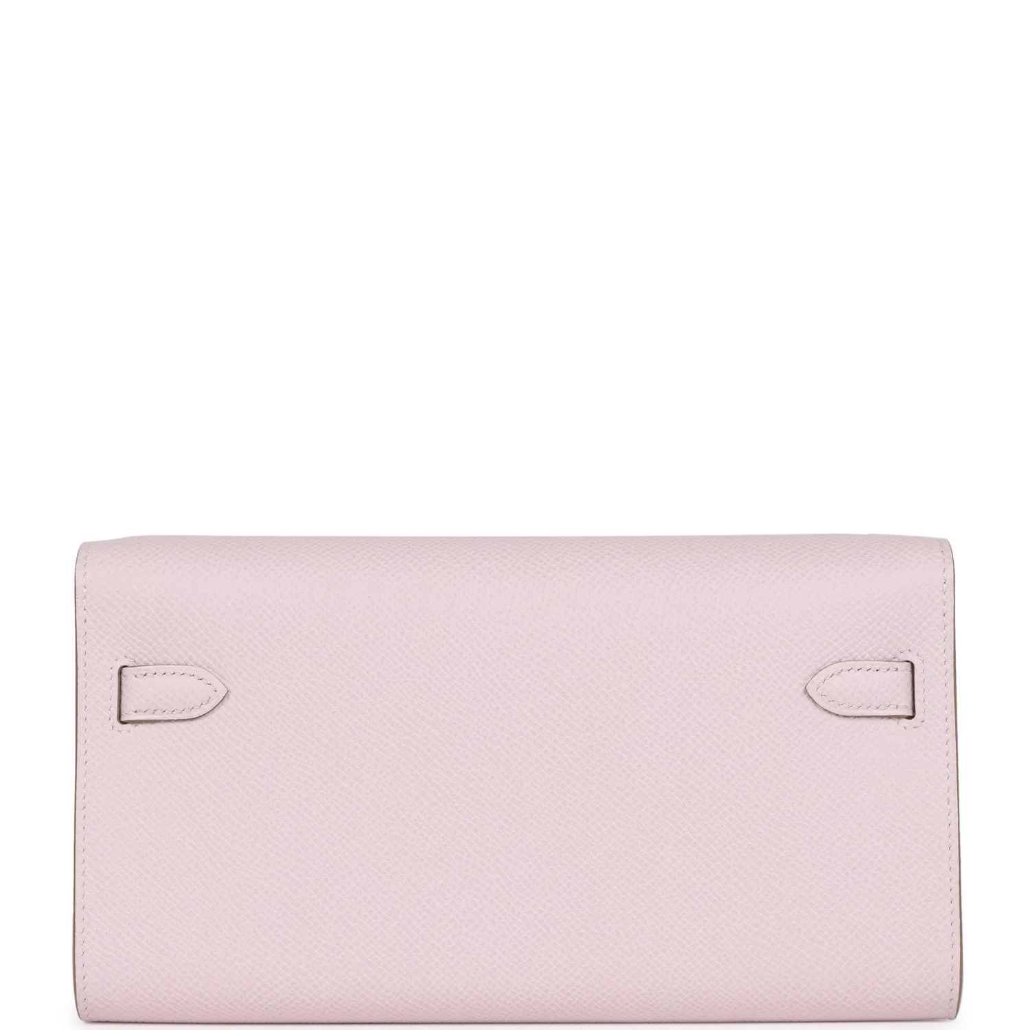Hermes Kelly Wallet To Go Mauve Pale Epsom Palladium Hardware