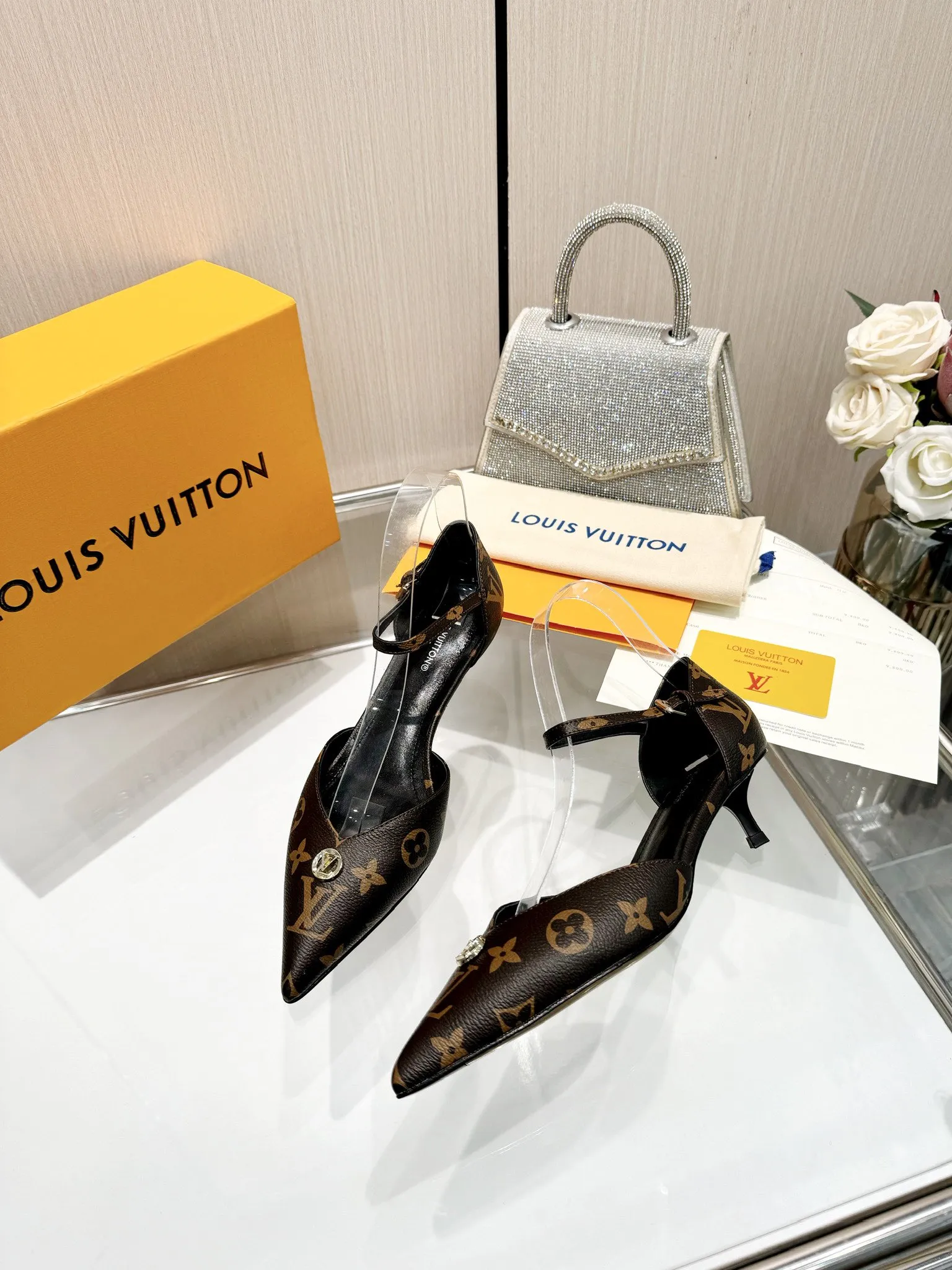 Louis new arrival women shoes heels 4 cm