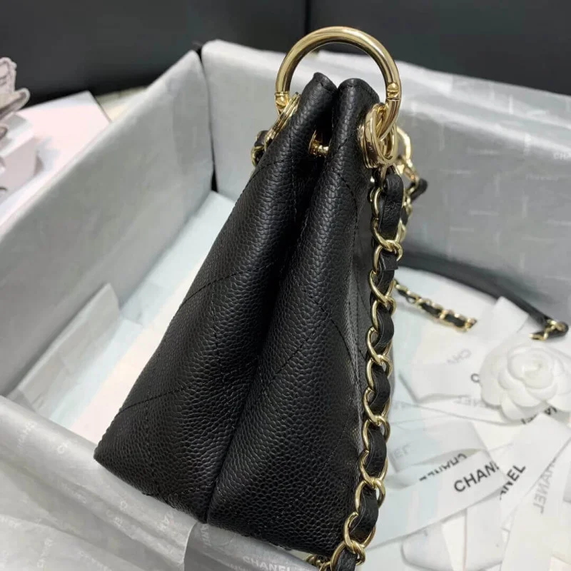 Chanel Grained Calfskin Small Hobo Bag As1461
