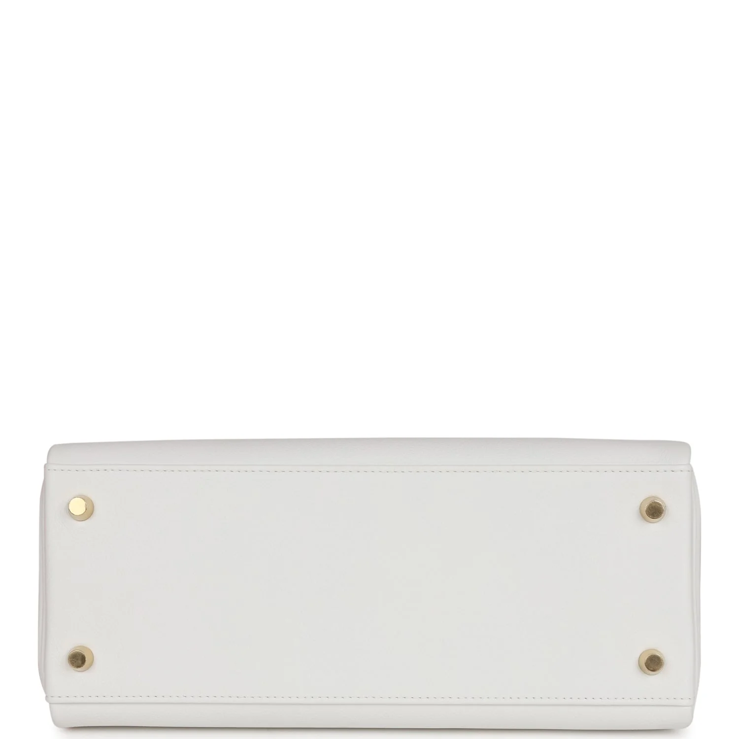 Hermes Kelly Retourne 28 New White Evercolor Gold Hardware
