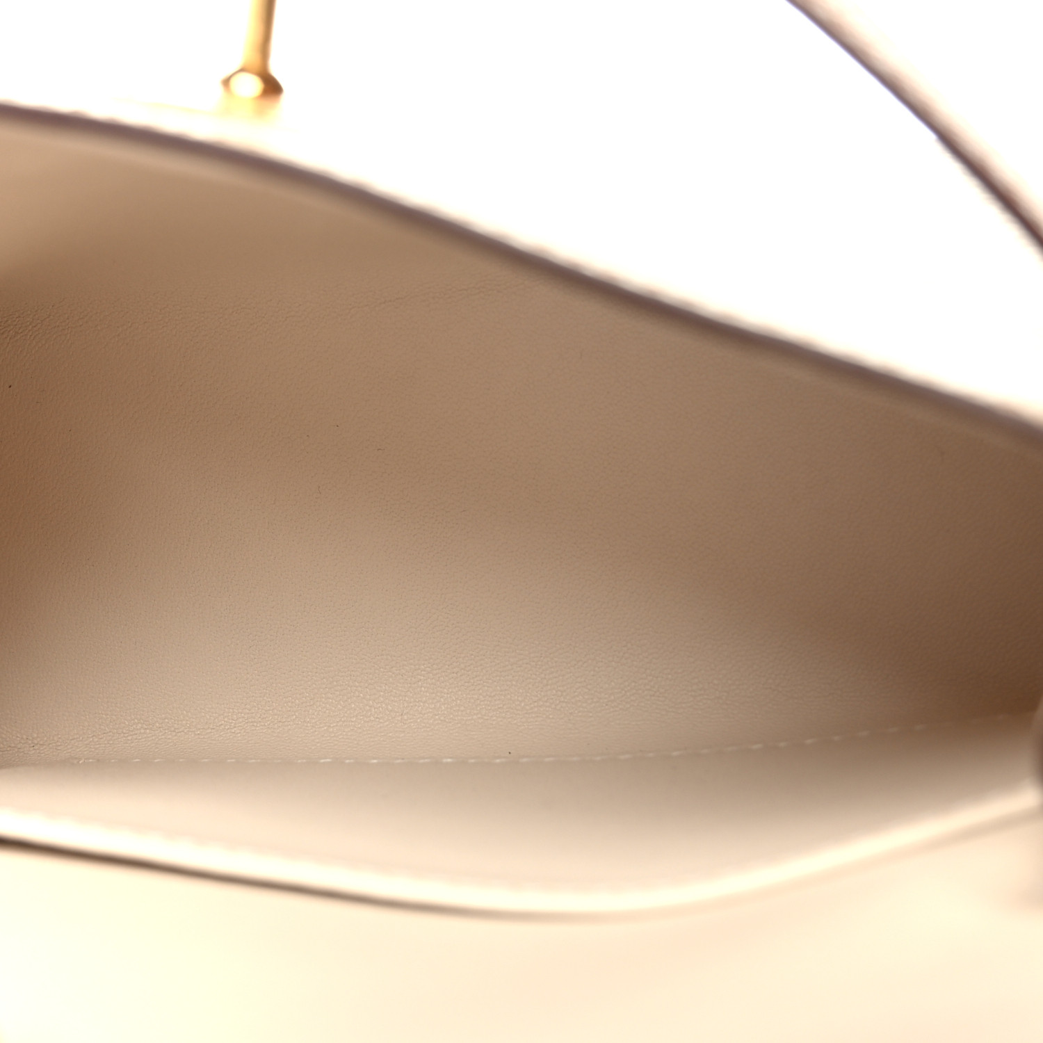 Epsom Horseshoe Mini Kelly Sellier 20 Craie Gold