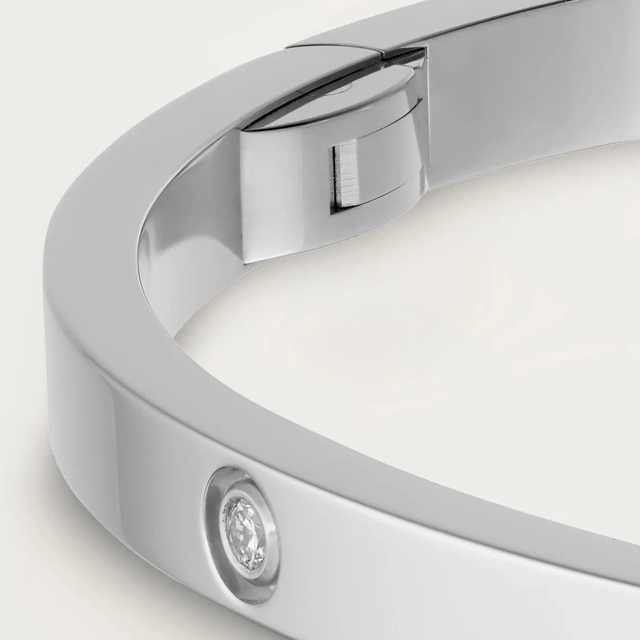 car The London Love Bracelet With 8 Diamonds Small Model-4mm Width