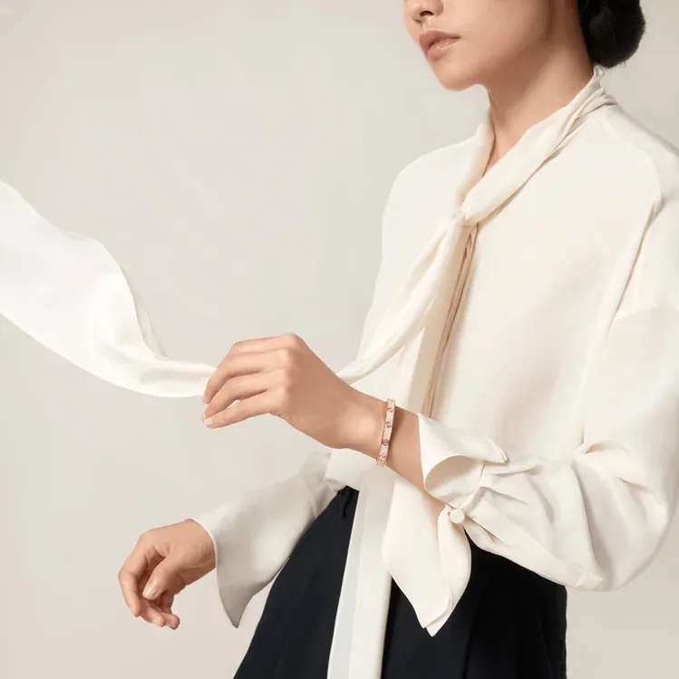 LOVE BRACELET, DIAMOND-PAVED