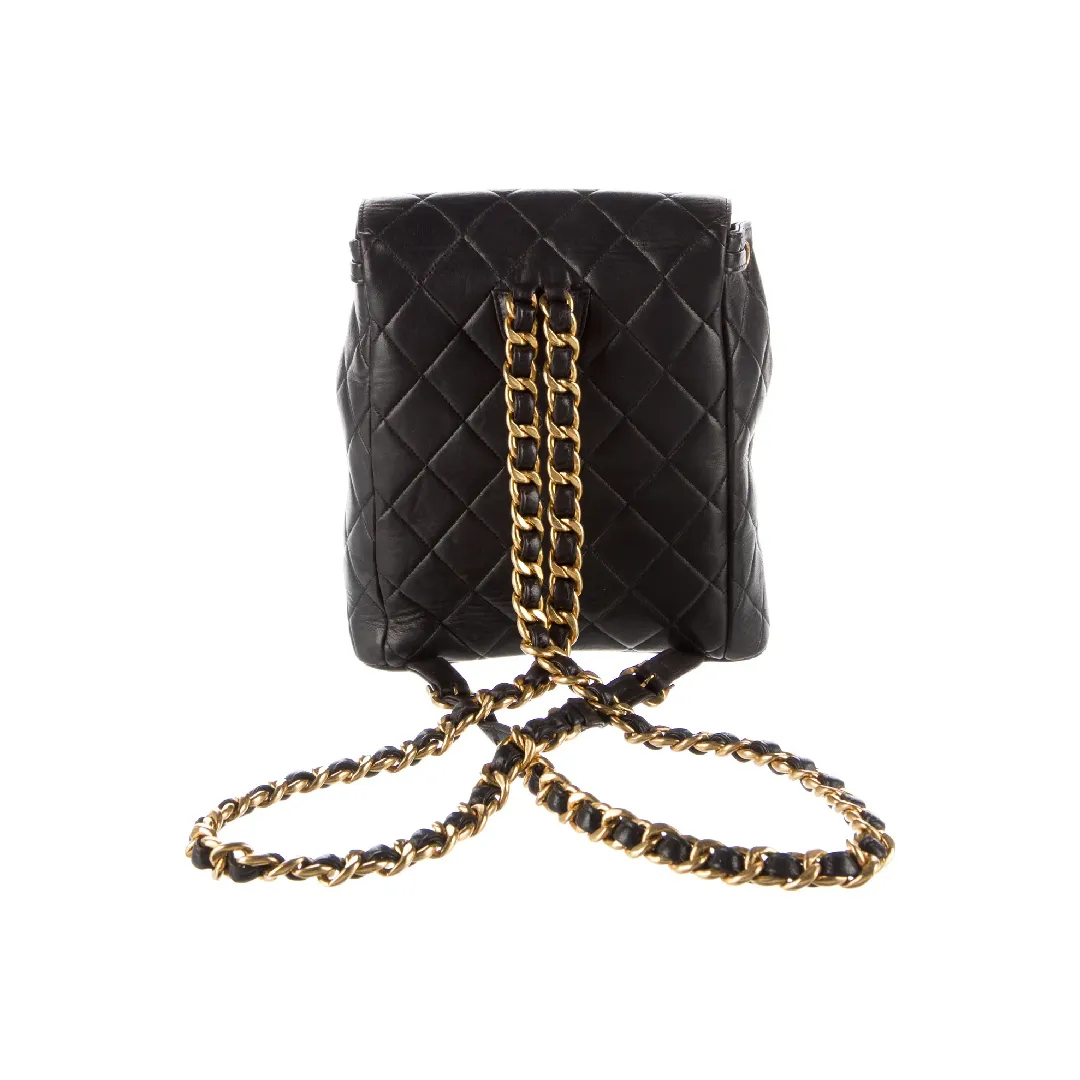 Vintage Quilted Mini Duma Backpack