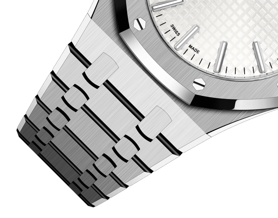 ROYAL OAK Silver-Toned Dial 41mm