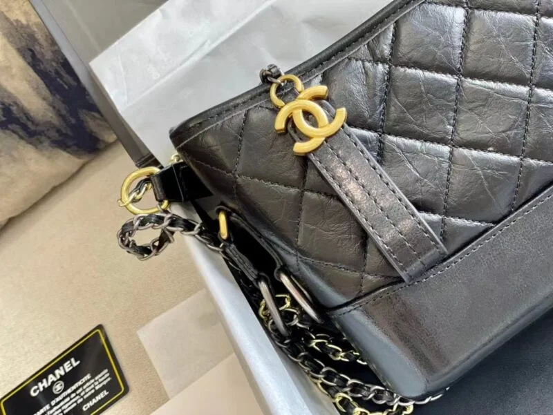 Chanel Gabrielle Small Hobo Bag A91810 Black