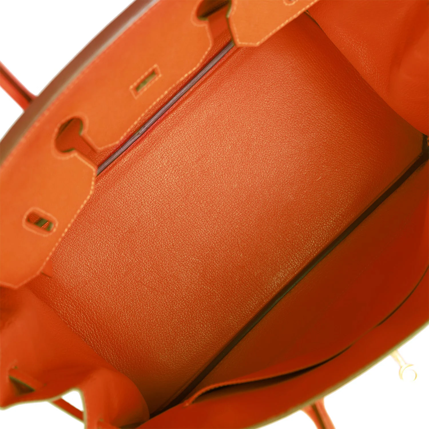 Pre-owned Hermes Birkin 35 Feu Epsom Gold Hardware